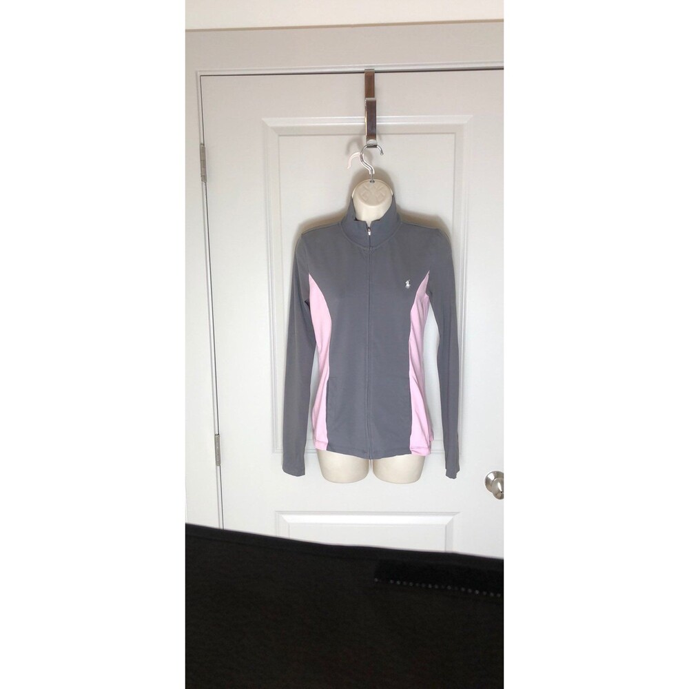 ralph lauren two tone zip up